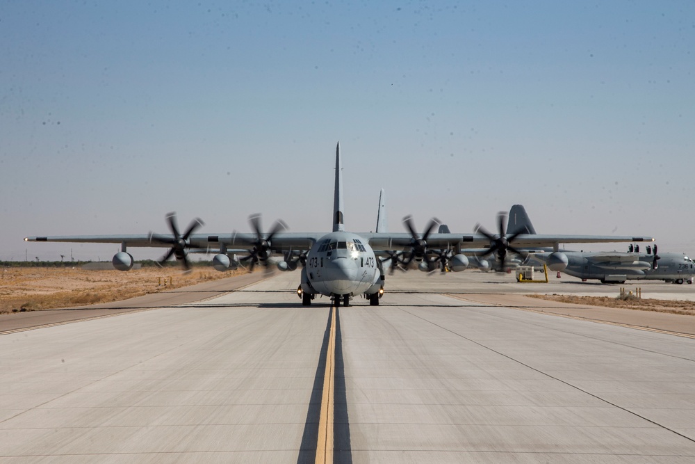 WTI Marines Conduct A Cargo Air Delivery