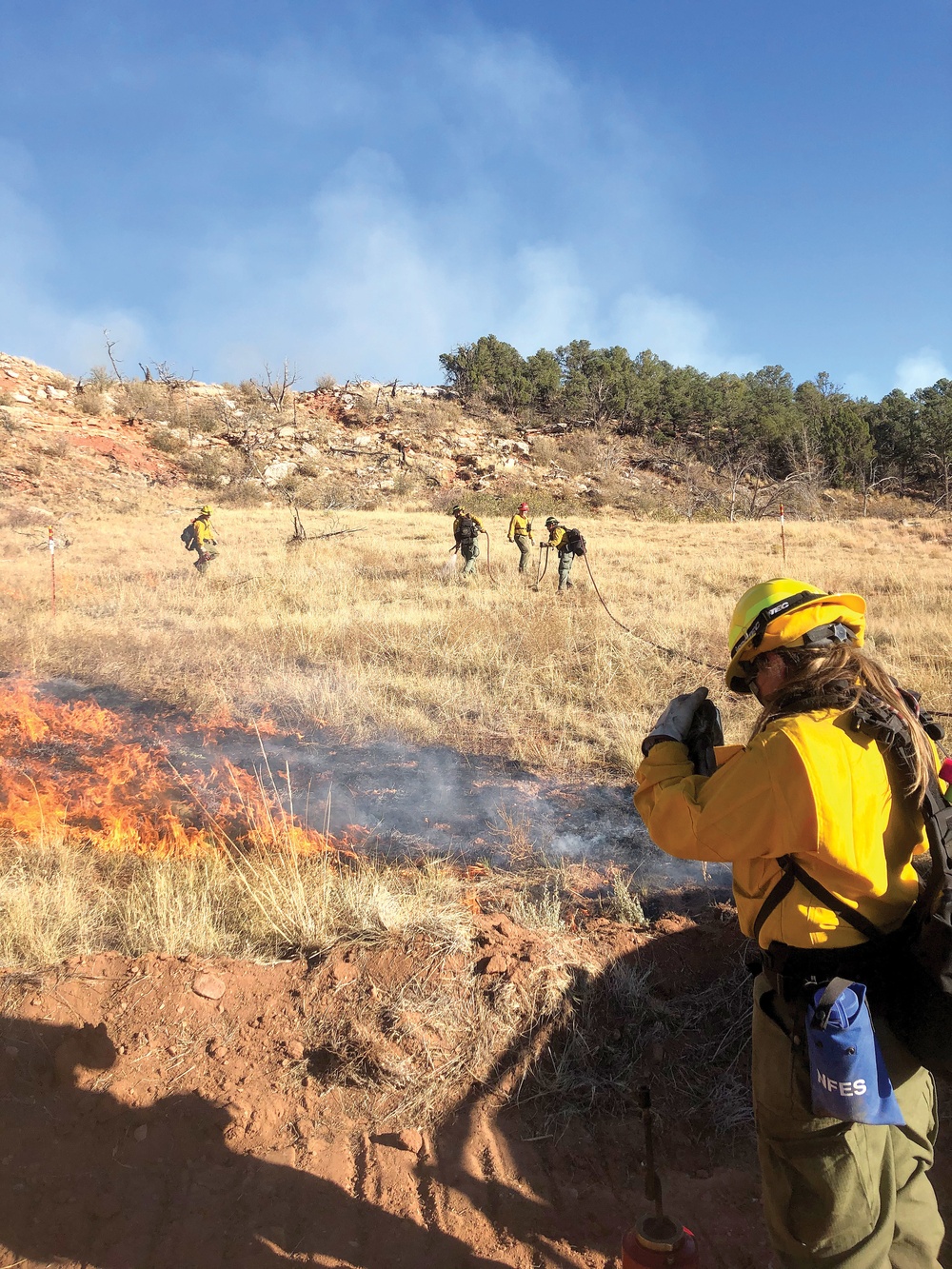 Carson firefighters battle Mother Nature