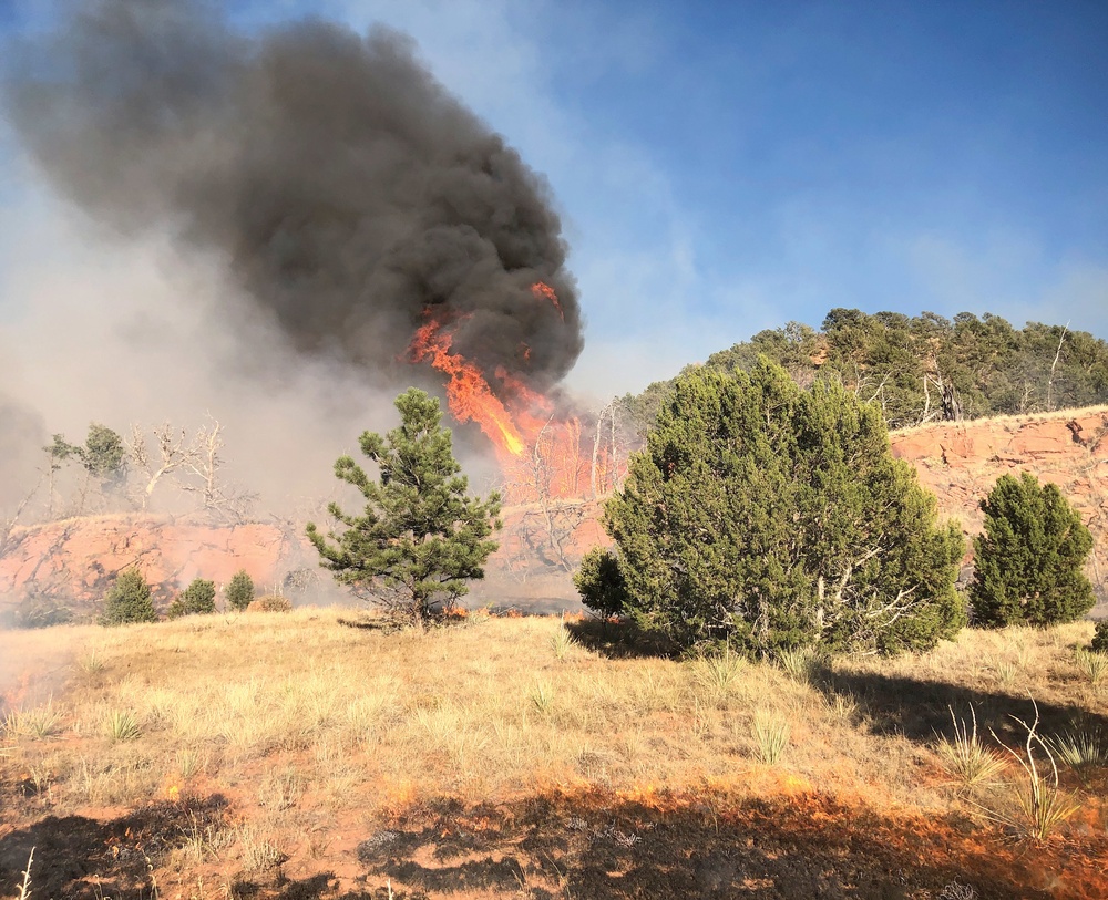 Carson firefighters battle Mother Nature