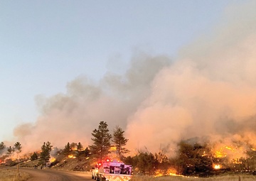 Carson firefighters battle Mother Nature