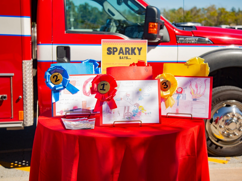 MCB Camp Lejeune students know fire safety, awarded for Fire Prevention Week Poster and Essay Contest