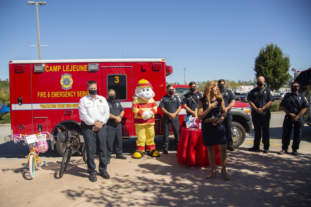 MCB Camp Lejeune students know fire safety, awarded for Fire Prevention Week Poster and Essay Contest