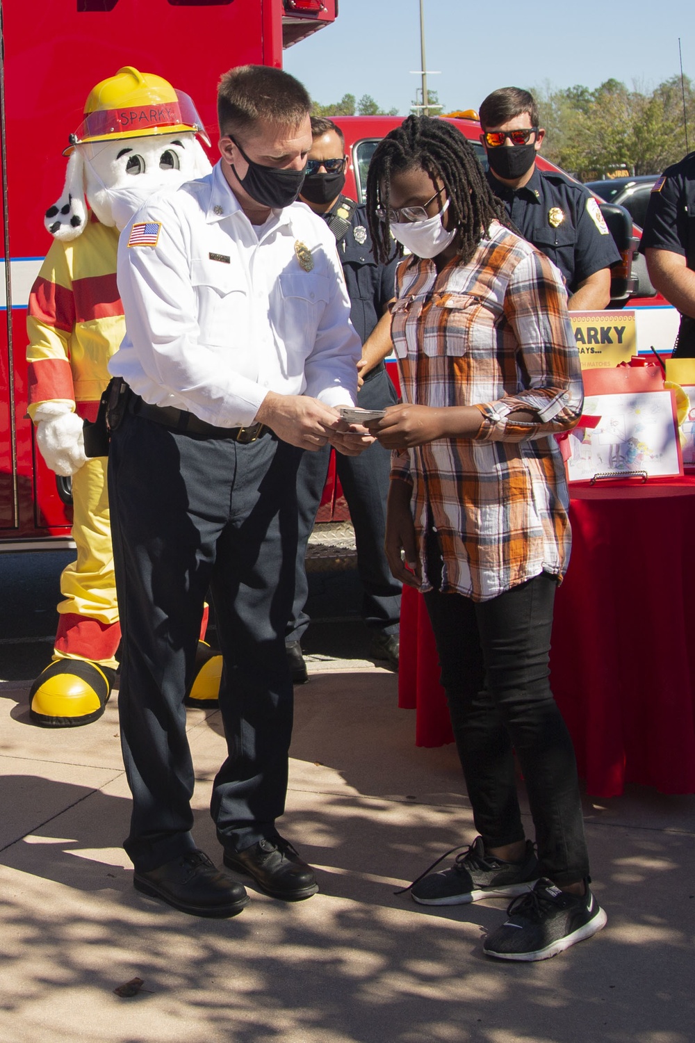 MCB Camp Lejeune students know fire safety, awarded for Fire Prevention Week Poster and Essay Contest