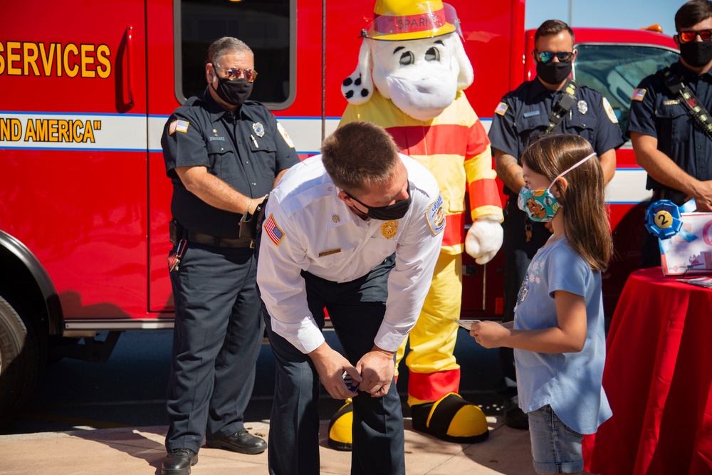 MCB Camp Lejeune students know fire safety, awarded for Fire Prevention Week Poster and Essay Contest