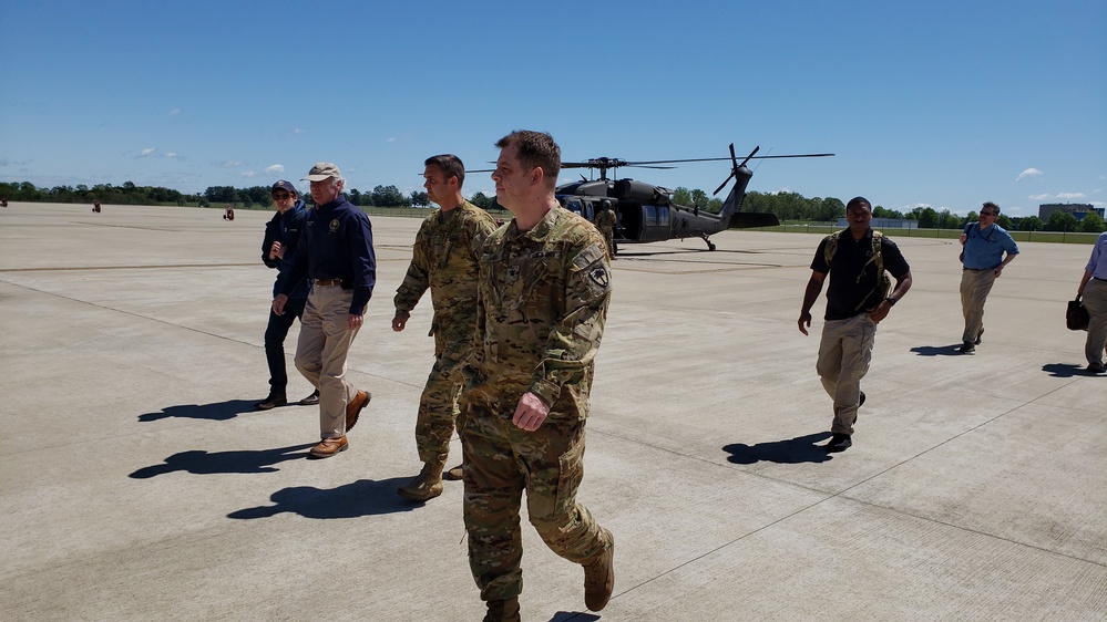 SCARNG LUH-72A Lakota supports local authorities after tornadoes hit in SC