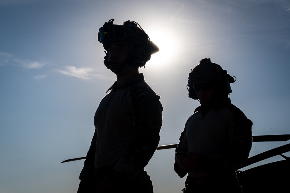 227th Air Support Operations Squadron Fast Rope Training