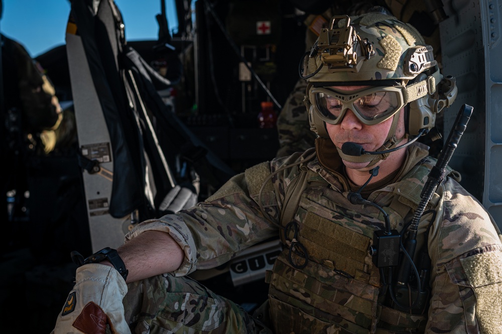 227th Air Support Operations Squadron Fast Rope Training