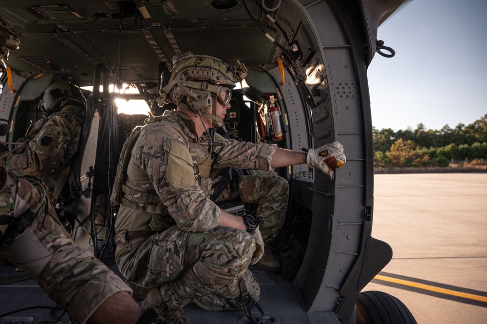 227th Air Support Operations Squadron Fast Rope Training