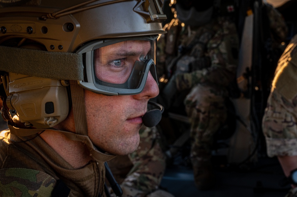 227th Air Support Operations Squadron Fast Rope Training