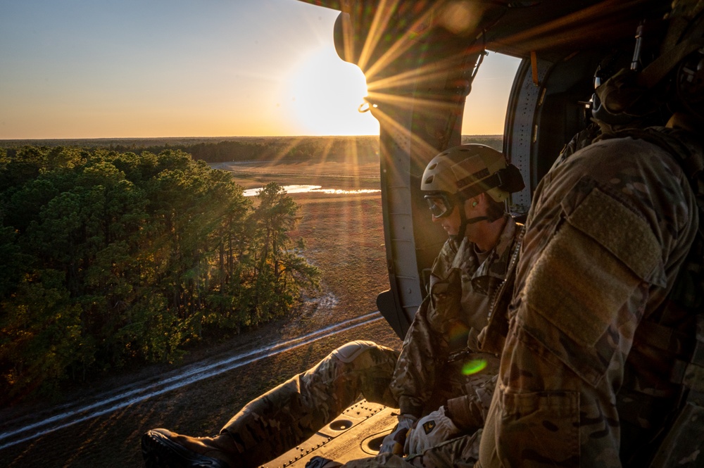 227th Air Support Operations Squadron Fast Rope Training