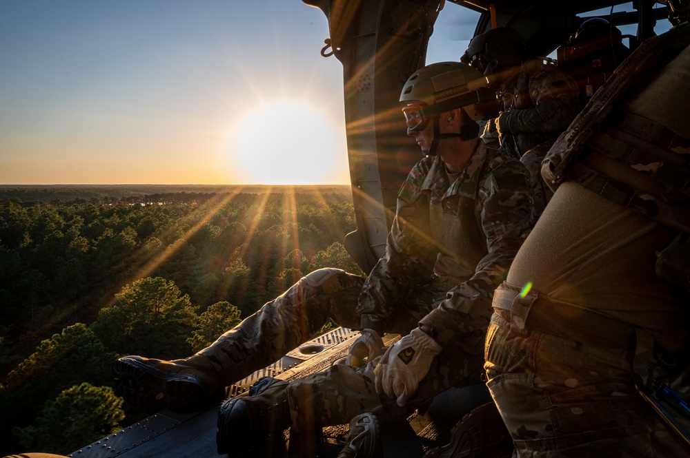 227th Air Support Operations Squadron Fast Rope Training