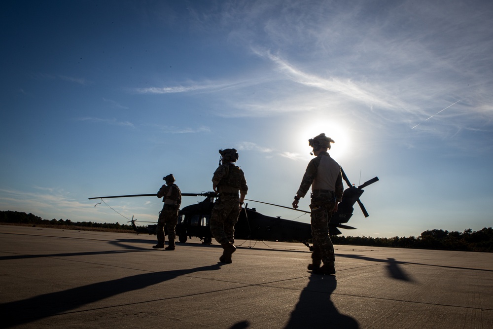 227th Air Support Operations Squadron Fast Rope Training