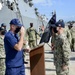 Coast Guard presents Navy with Meritorious Team Commendation Ribbon