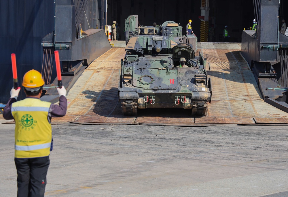 Raider Brigade equipment arrives in Korea