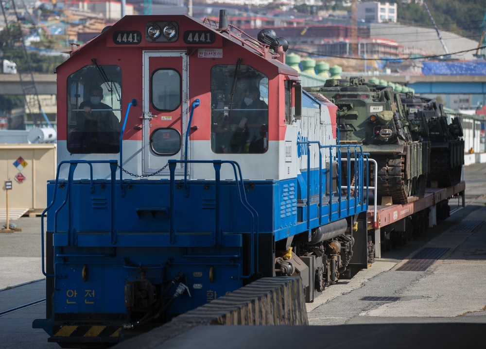 Raider Brigade equipment arrives in Korea