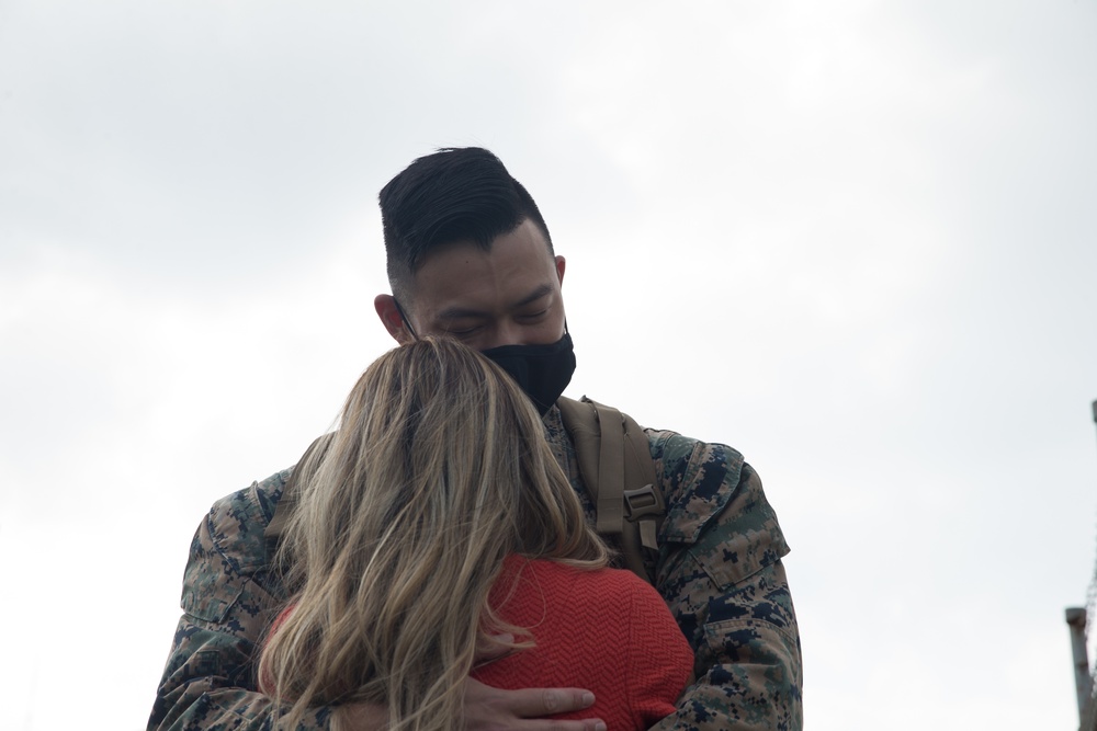 Welcome Home | 3rd MLG Marines and Sailors return from MRF-D