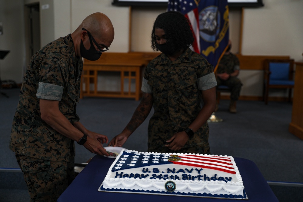 245 Years | U.S. Navy Sailors celebrate U.S. Navy's 245th Birthday