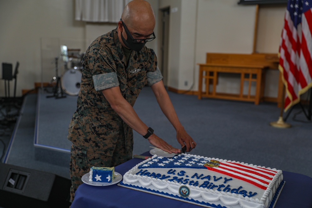 245 Years | U.S. Navy Sailors celebrate U.S. Navy's 245th Birthday