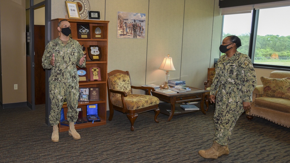 Joint Region Marianas Command Master Chief Tisdale Reenlists