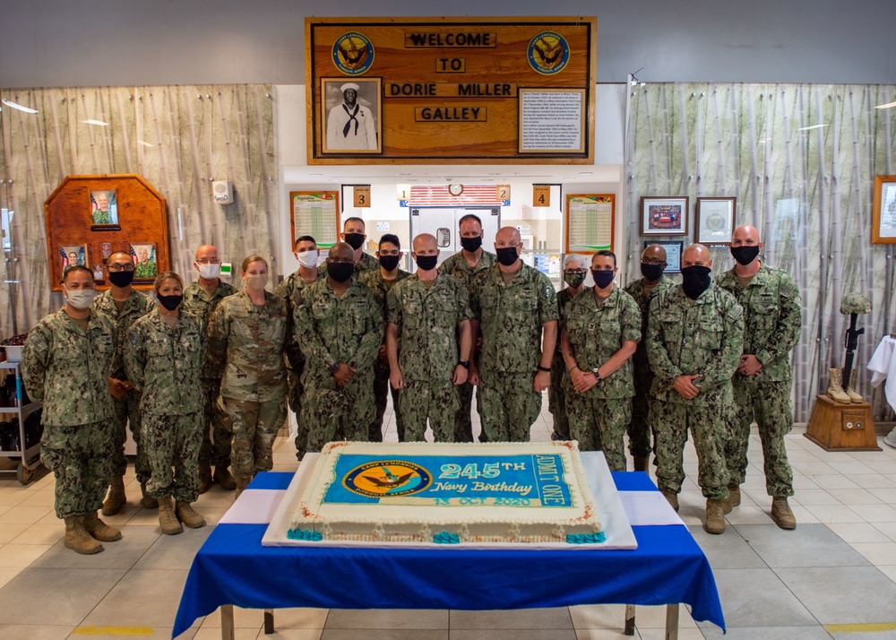 Camp Lemonnier celebrates Navy’s 245th Birthday