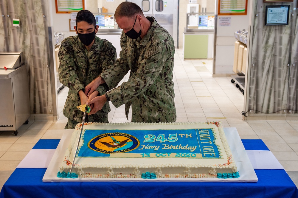 Camp Lemonnier celebrates Navy’s 245th Birthday