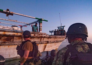 USS Winston S. Churchill Renders Aid to Iranian Mariners in Distress While Operating Under Combined Maritime Forces