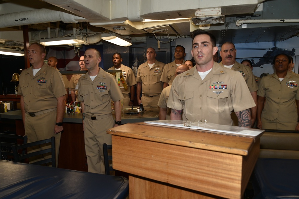 USS PHILIPPINE SEA DEPLOYMENT/245TH NAVY BIRTHDAY