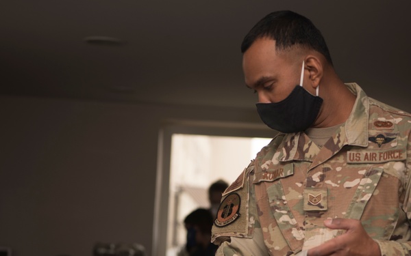 Airmen Dorm Leader prevents COVID-19 spread