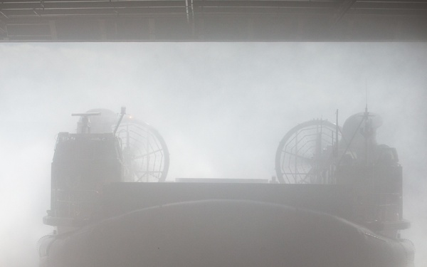 LCACs conduct in-stream onload to USS Somerset