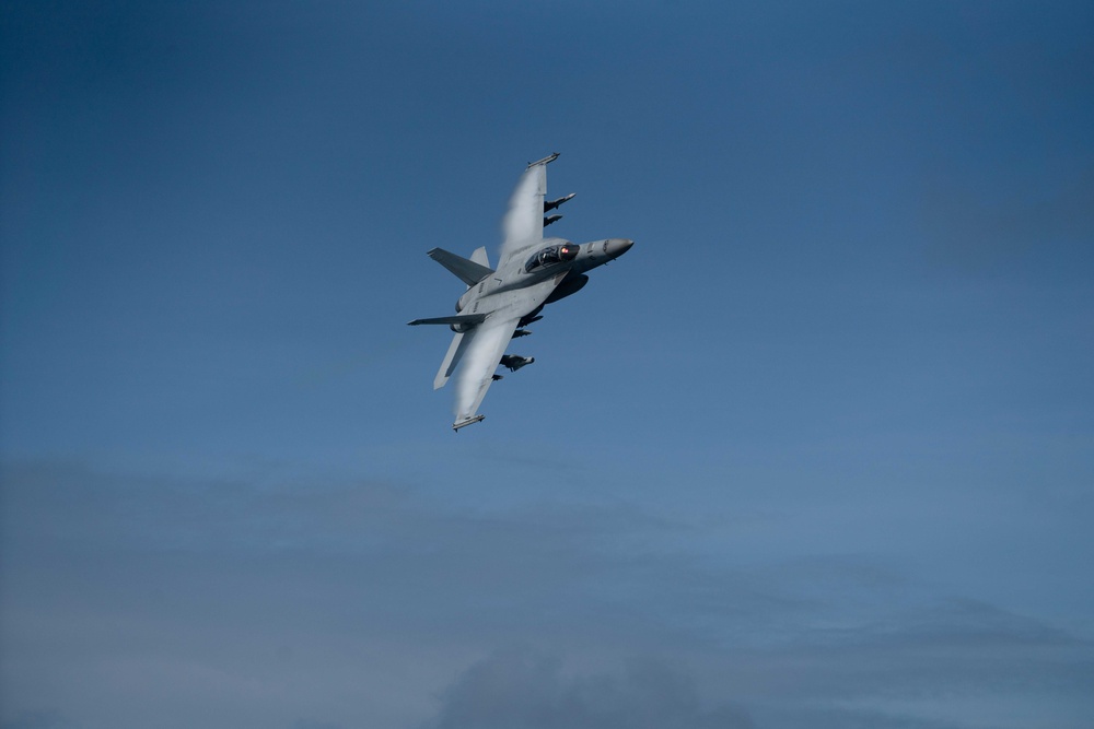 Strike Fighter Squadron (VFA) 102 Conducts Fly-by