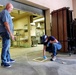 Environmental team performs lead dust sampling at excess Army Reserve Center