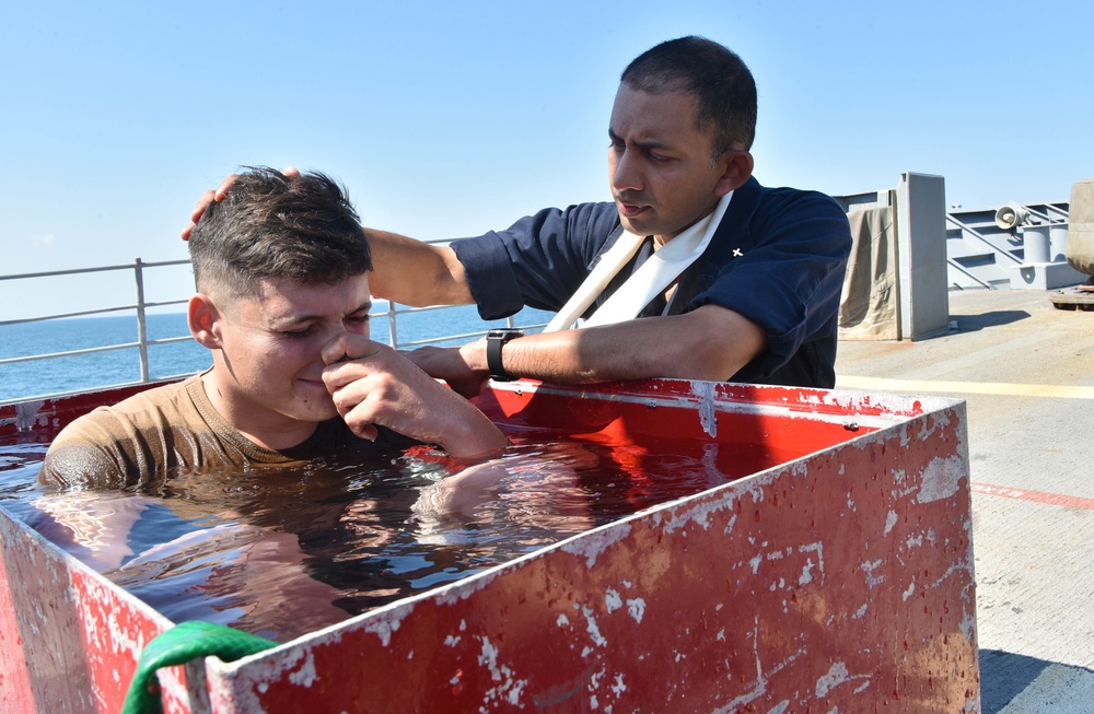 USS PHILIPPINE SEA DEPLOYMENT/BAPTISM