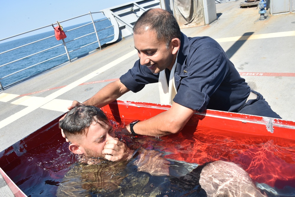 USS PHILIPPINE SEA DEPLOYMENT/BAPTISM