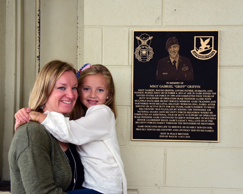 Late Security Forces Airman Honored with Memorial