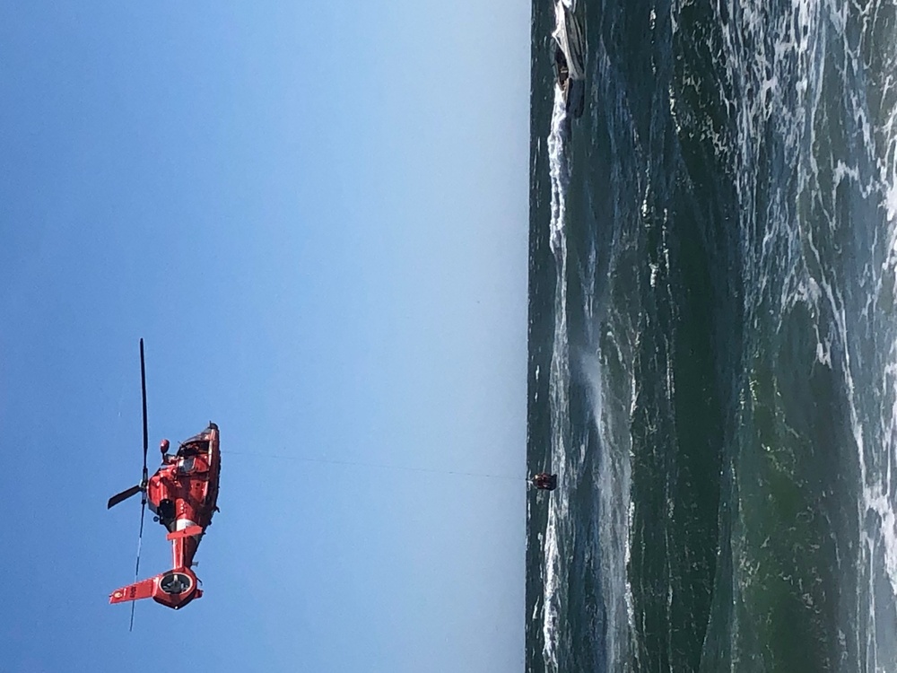 Coast Guard rescues 3 boaters off of Fire Island