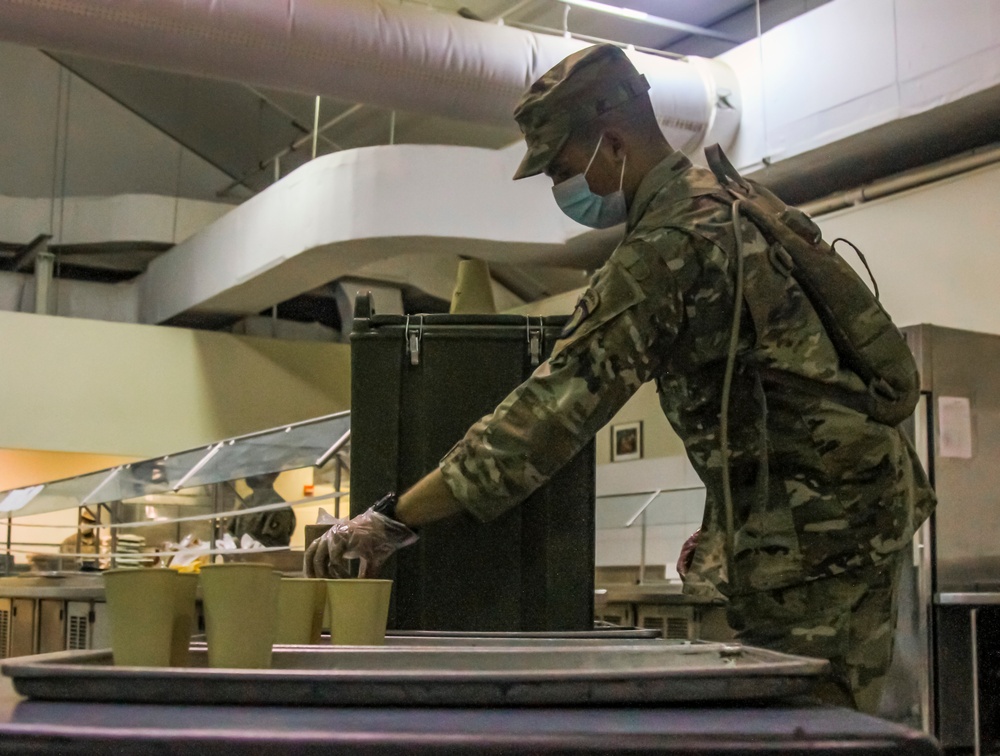 Bastogne Culinary Specialist Prepare Meals Prior to Rotation