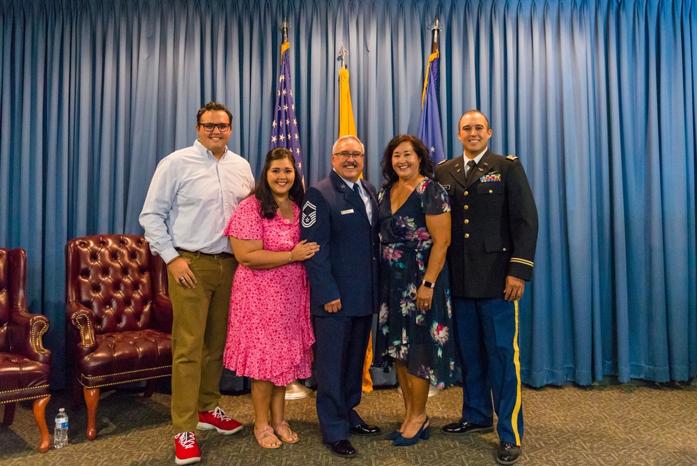 SMSgt Jerry Otero retires from the New Mexico Air National Guard after 33 years of service