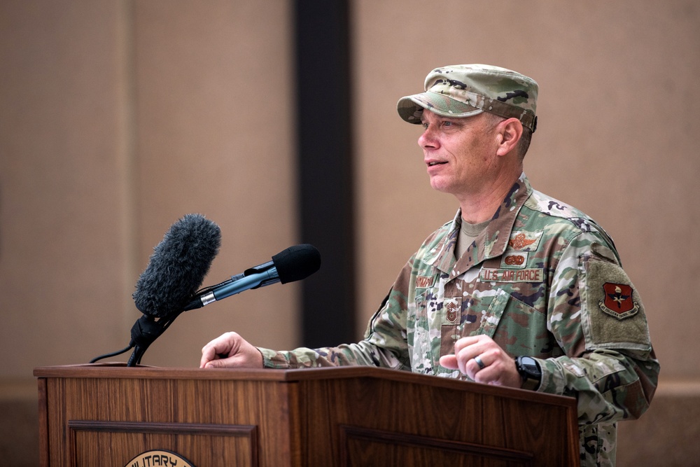 AETC command chief visits the 37th Training Wing