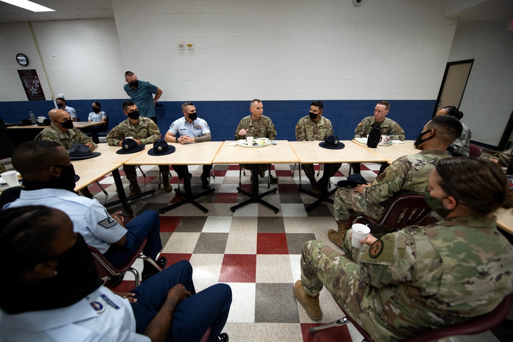 AETC command chief visits the 37th Training Wing