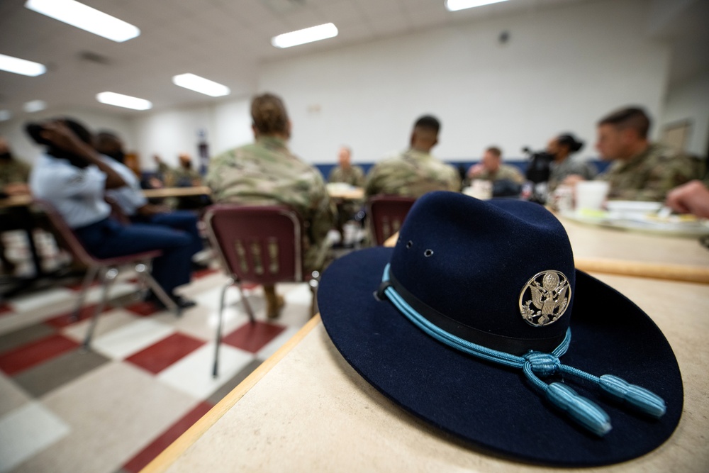 AETC command chief visits the 37th Training Wing
