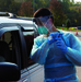 Michigan National Guard testing for COVID-19 in Wayne County