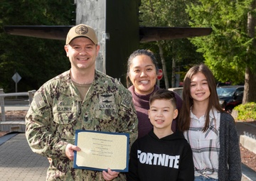 Trident Refit Facility Command Master Chief Wins Leadership Award