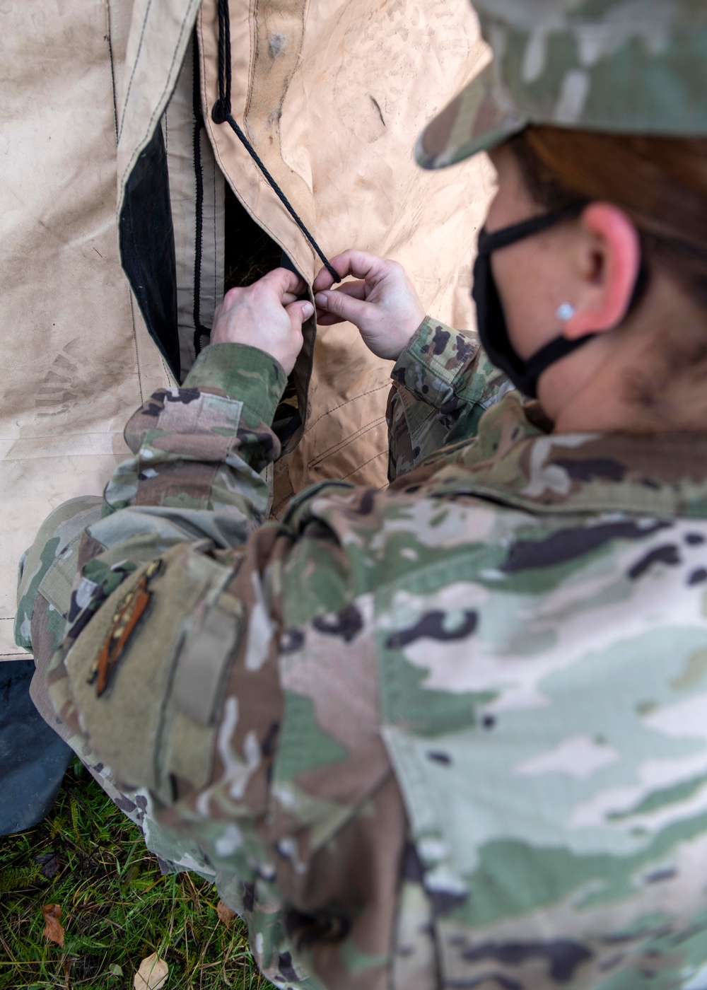 FSS Airmen set up expeditionary kitchen for Polar Force 21-1