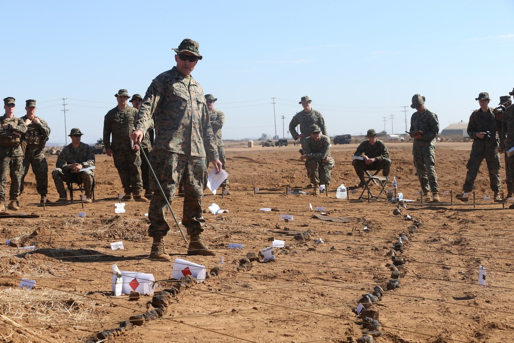 1st Bn, 1st Marines, 1st LAR, 3rd AA Bn, 1st MarDiv conduct a RoC Walk during MCCRE