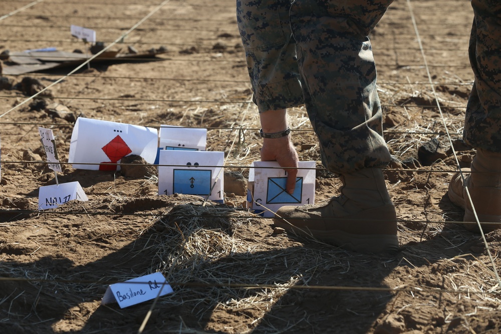 1st Bn, 1st Marines, 1st LAR, 3rd AA Bn, 1st MarDiv conduct a RoC Walk during MCCRE