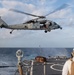 USS America Helicopter Drops of Supplies Aboard USS Barry