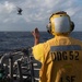 USS Barry Conducts a Vertical Replenishment with USS America