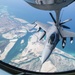 KC-135 refuels F-16s