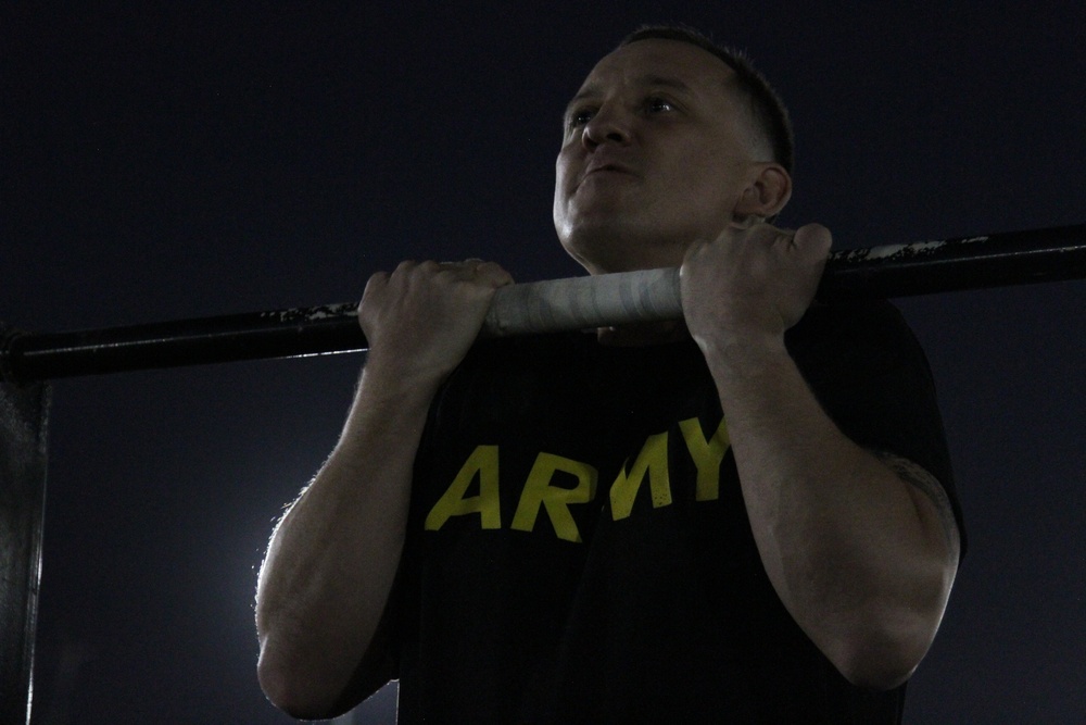 Task Force Spartan Soldiers Compete for GAFB
