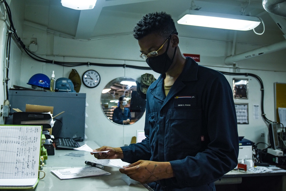 USS Ronald Reagan’s Supply Department